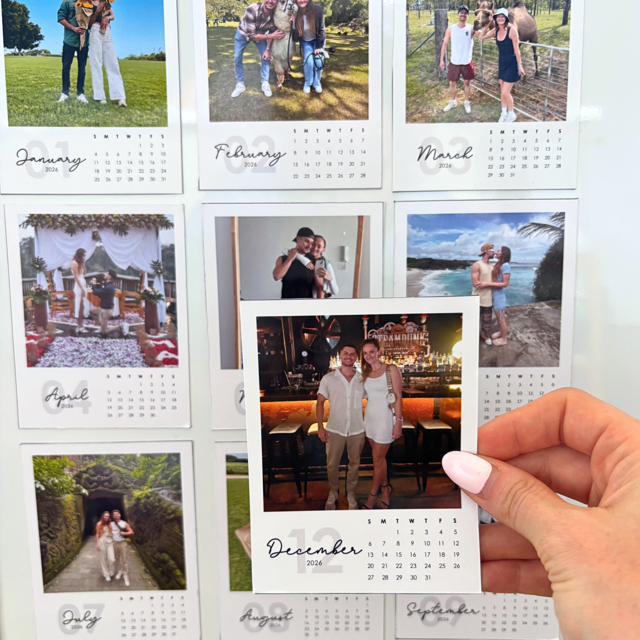 Magnetic Photo Calendar